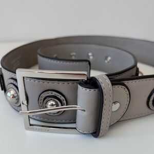 KAREN MILLEN - White Leather Studded Belt - size 2 Karen Millen | Accessories | Karen Millen White Leather  main image 2